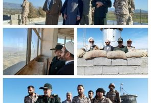 بازدید نماینده ولی فقیه در استان و فرمانده سپاه امیرالمومنین(ع) استان ایلام از محور عملیاتی ازگله