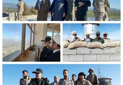 بازدید نماینده ولی فقیه در استان و فرمانده سپاه امیرالمومنین(ع) استان ایلام از محور عملیاتی ازگله