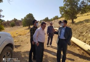 بازدید میدانی مدیر عامل شرکت گازاستان ایلام از پروژه گازرسانی به دو شهر باقیمانده استان
