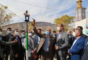 طرح گازرسانی به شهر میمه دهلران افتتاح شد