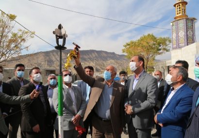 طرح گازرسانی به شهر میمه دهلران افتتاح شد