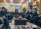 دیدار مدیرمخابرات منطقه ایلام و مدیران ارشد همراه اول و مخابرات ایران با فرماندار مهران و بازدید از زیرساخت های ارتباطی این شهرستان