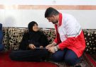 سرپرست جمعیت هلال احمر استان ایلام از خانواده شهید حیدر آماده تجلیل کرد