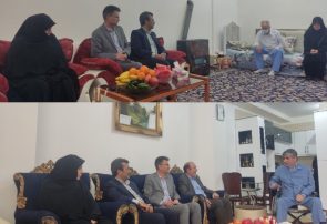 دیدار مدیرکل آموزش و پرورش استان با دو پیشکسوت فرهنگی