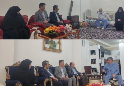 دیدار مدیرکل آموزش و پرورش استان با دو پیشکسوت فرهنگی