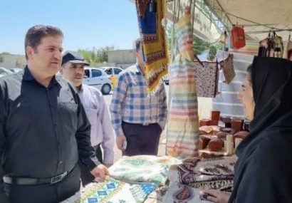برپایی ۱۰ غرفه صنایع‌دستی در سه راهی کارزان سیروان ایلام ویژه اربعین