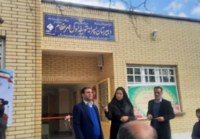 افتتاح دبیرستان سه کلاسه سراب کارزان