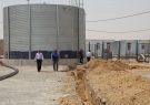 اتمام عملیات احداث دو مخزن پیش‌ساخته در مهران
