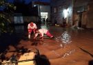امدادرسانی هلال‌احمر به خانوارهای متأثر از سیل در روستاهای آبدانان
