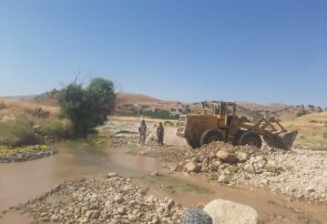 بازسازی راه روستای قلعه وزیر و بهسازی ۱۰ کیلومتر از مسیر عشایری باباشمس در شهرستان سیروان